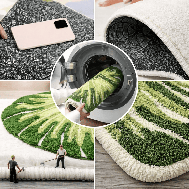 tapis de bain design lavable machine absorbant séchage rapide