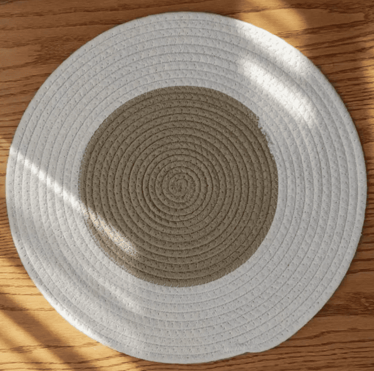 Tapis de bain rond