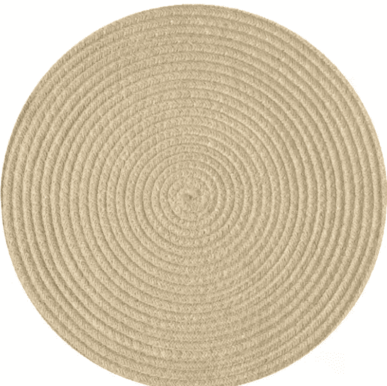 Tapis de bain rond