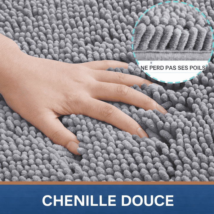 tapis de bain xxl doux chenille confort toucher
