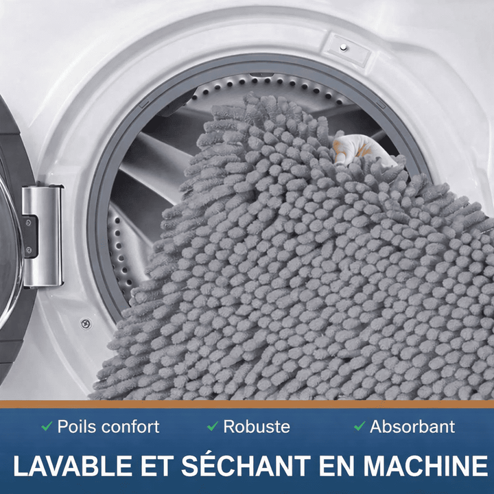 tapis de bain xxl lavable en machine séchage rapide