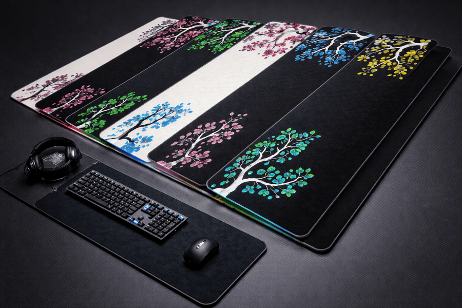 Tapis de souris XXL 1000x500 mm grand format avec plusieurs couleurs disponibles pour setup gaming et bureau moderne