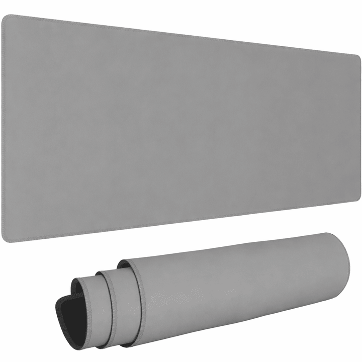 tapis de souris gris XXL design minimaliste grand format bureau antidérapant