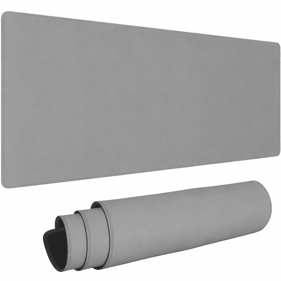tapis de souris gris XXL design minimaliste grand format bureau antidérapant