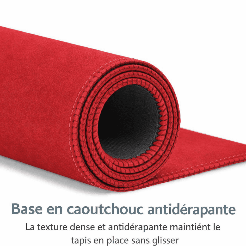 Tapis de souris rouge