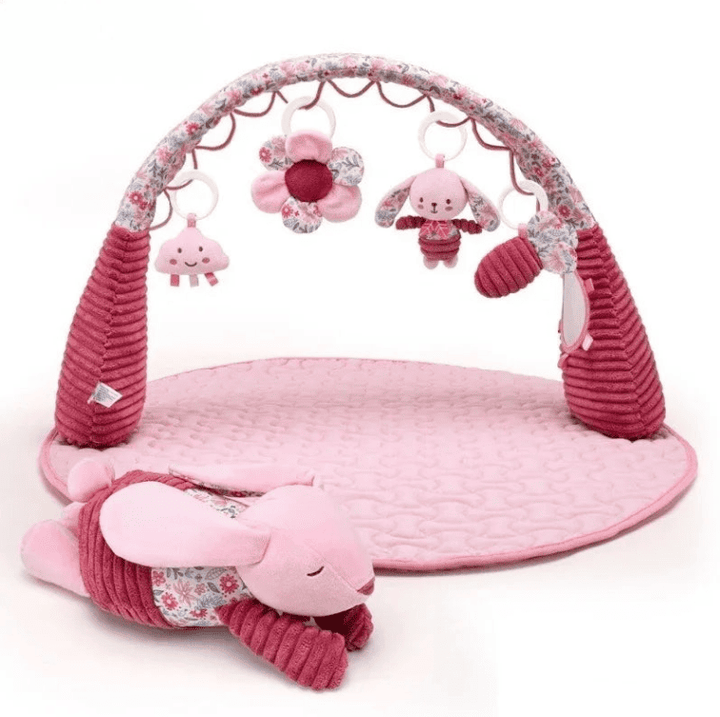 Tapis d’éveil 3 en 1 plié et rangé facilement pour le quotidien