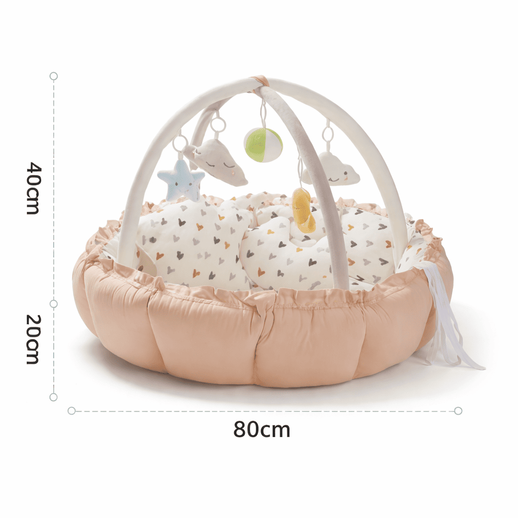 Tapis d’éveil épais pour bébé avec dimensions, caractéristiques et rembourrage sécurisé
