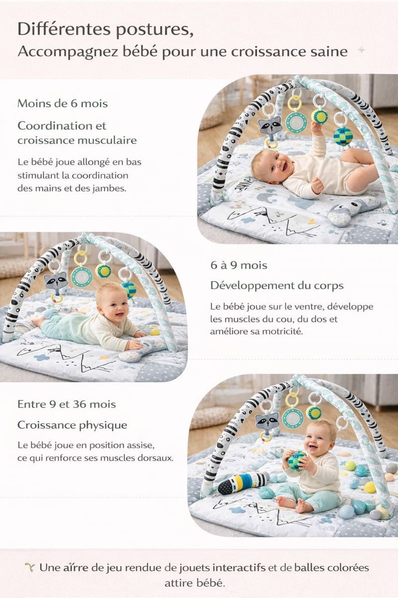 Tapis d'éveil nomade