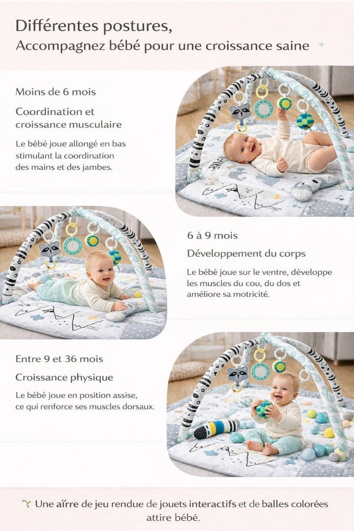 Tapis d'éveil nomade