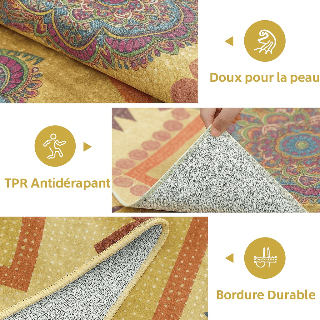 Tapis exterieur coloré