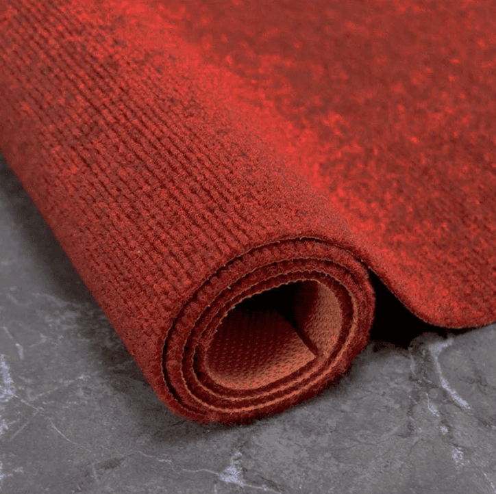 Tapis exterieur rouge