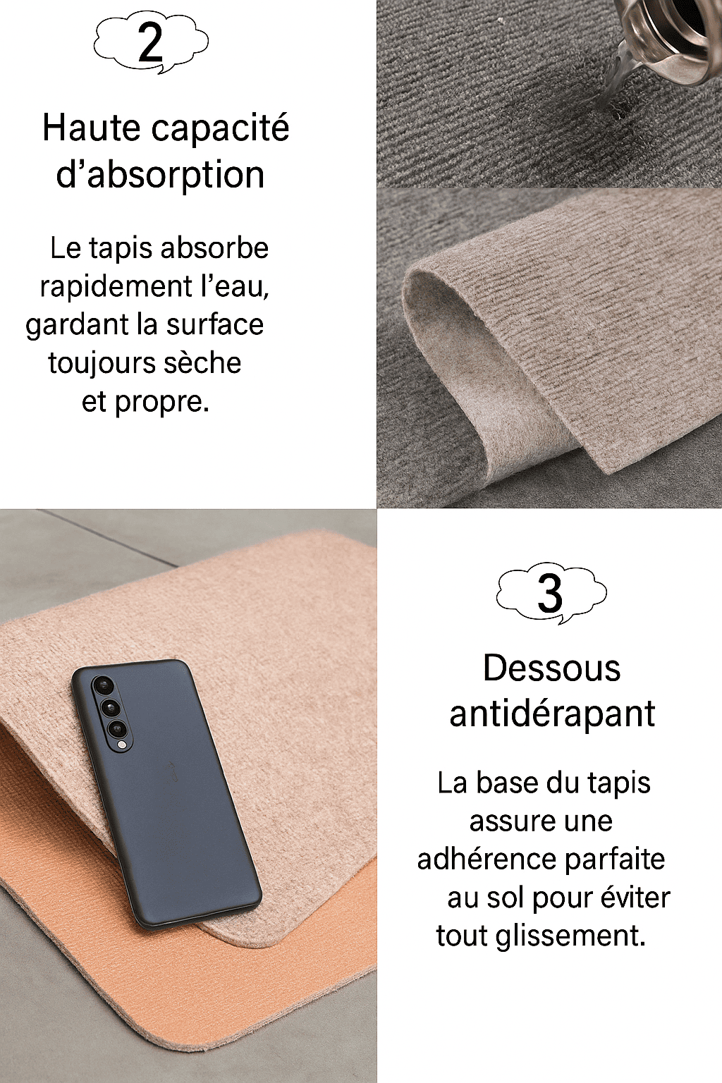 Tapis exterieur rose
