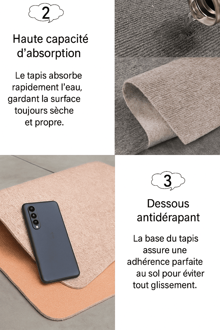 Tapis exterieur rose