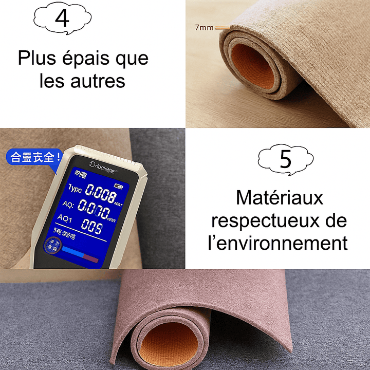 Tapis exterieur rose