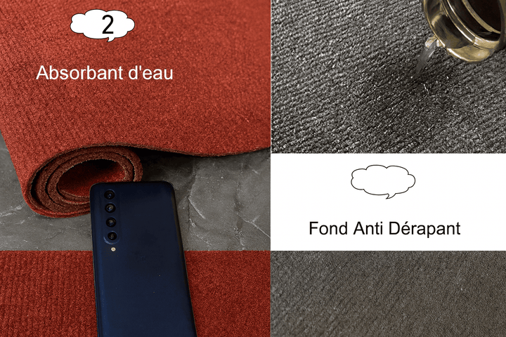 Tapis exterieur rouge