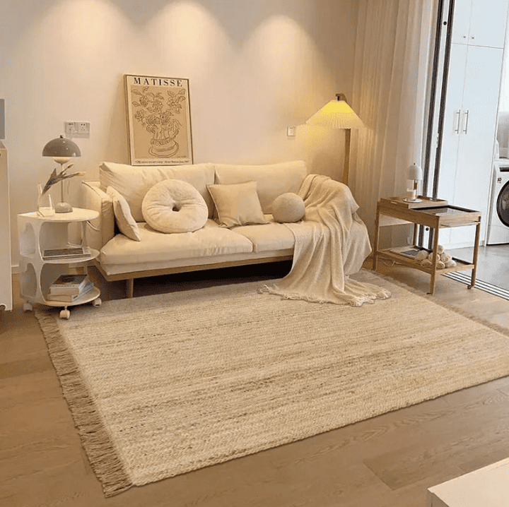 Tapis salon jute rectangulaire
