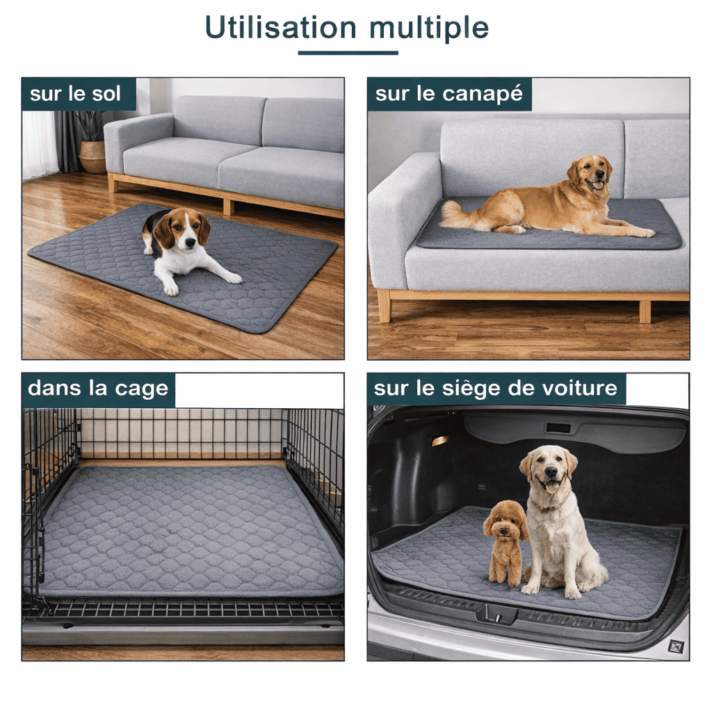Tapis pour chien cage