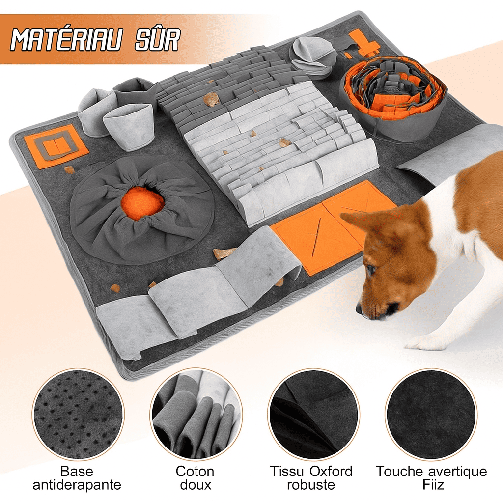 Tapis pour chien de fouille