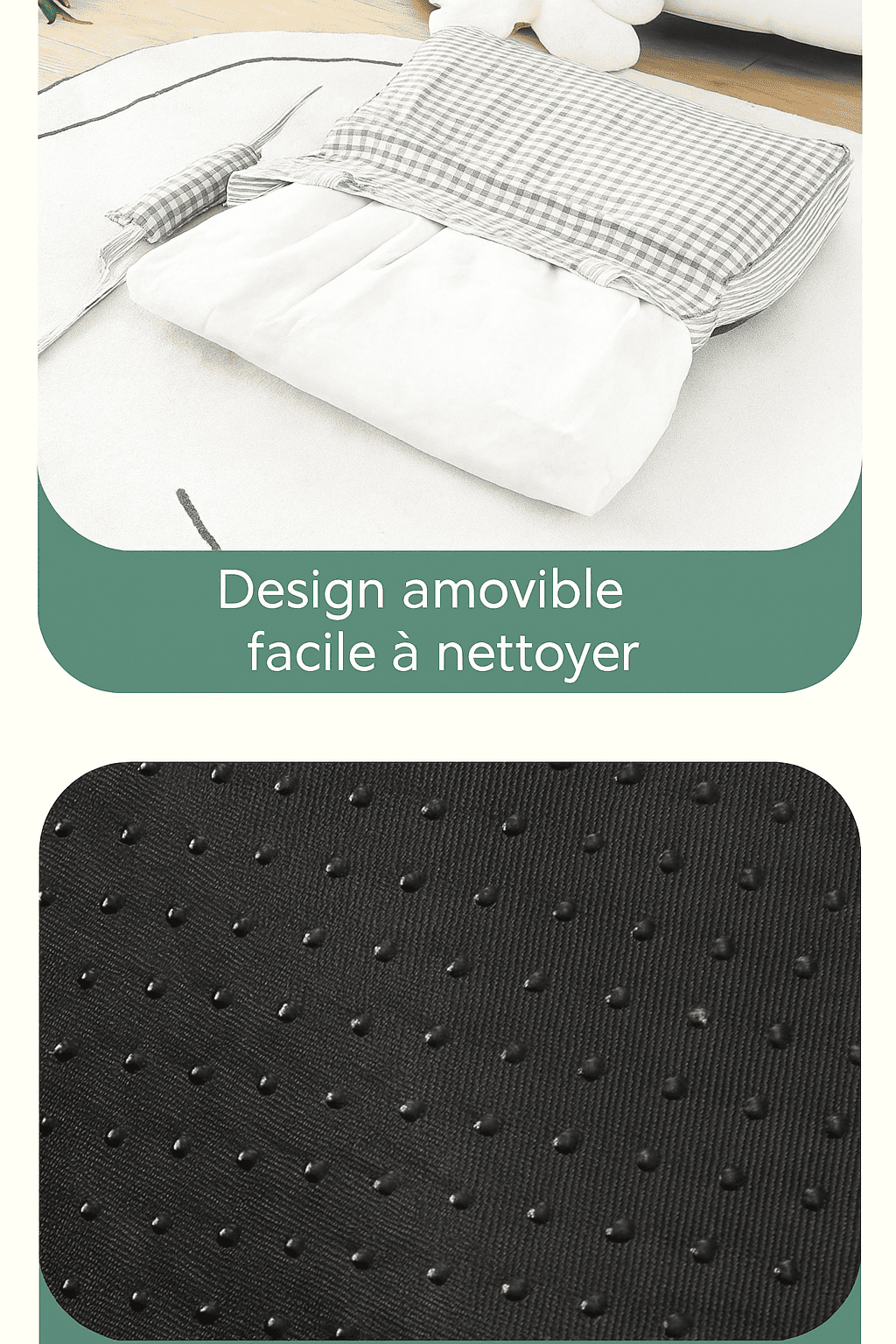 Tapis pour chien dehoussable