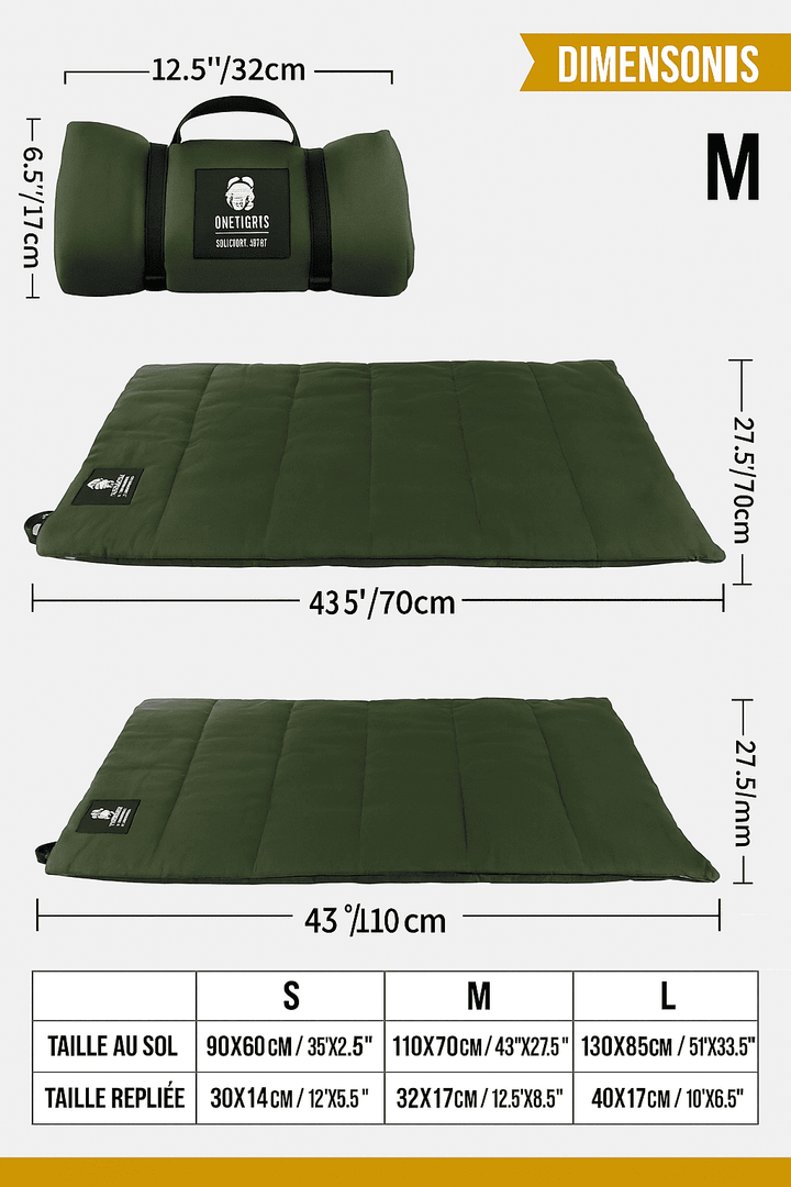 Tapis pour chien voyage