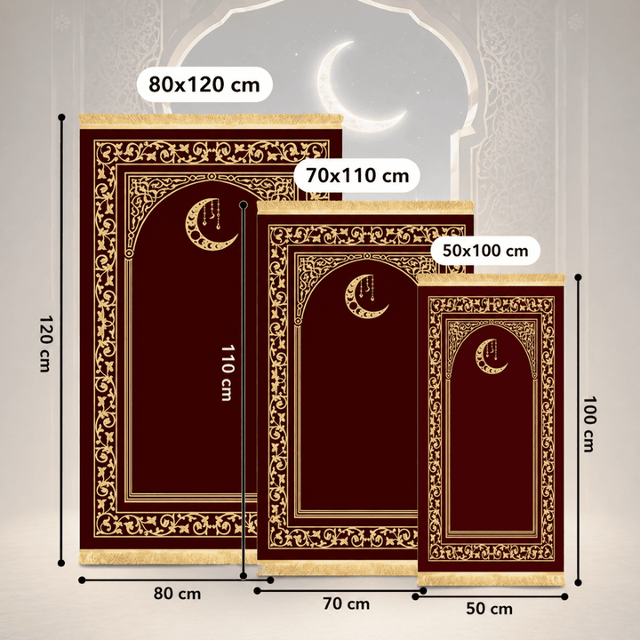 tapis de prière couple cœur différentes tailles disponibles tapis islamique duo homme femme dimensions produit