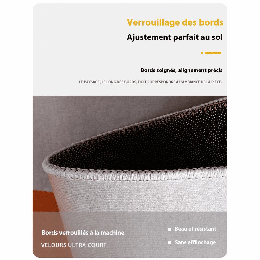 tapis de prière homme avec bords renforcés couture solide finition durable