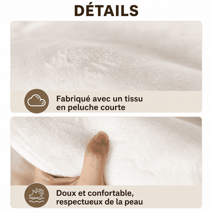 dessous antidérapant d’un tapis de prière noir assurant stabilité sur sol lisse