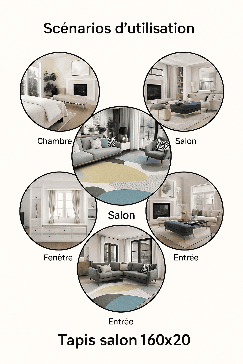Tapis salon 160x200