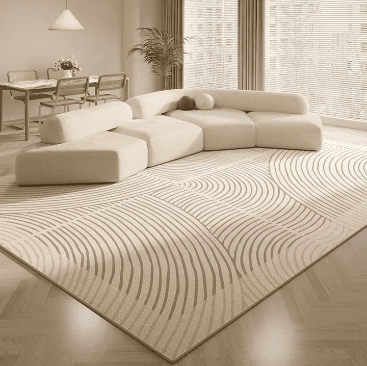 Tapis salon beige 160x230