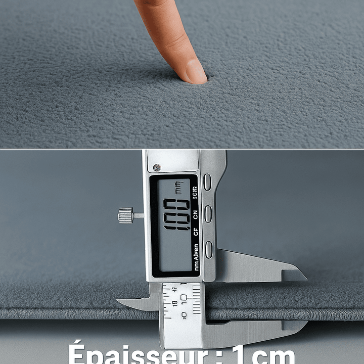 Tapis salon 200x200 gris
