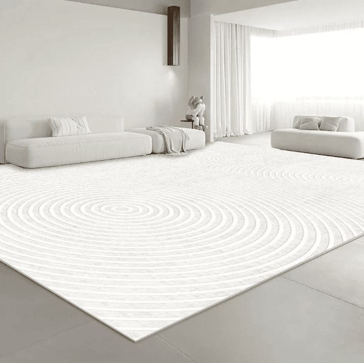 Tapis salon blanc cassé