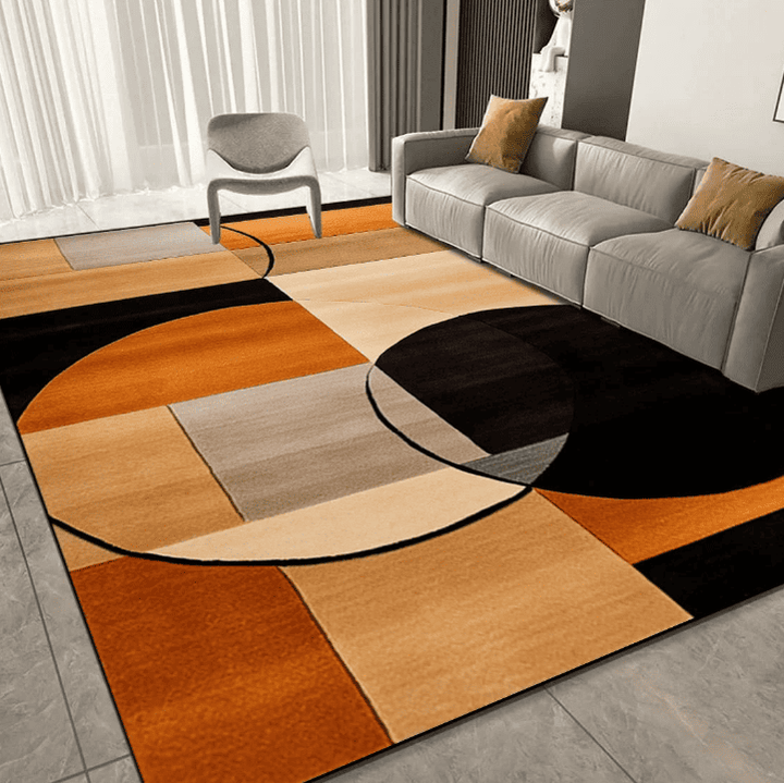 Tapis salon couleur chaude