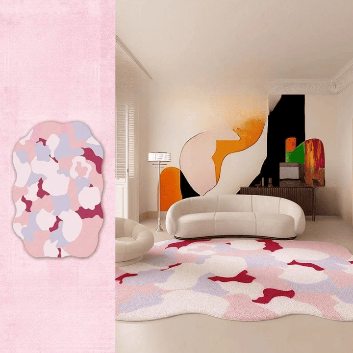 Tapis salon forme originale