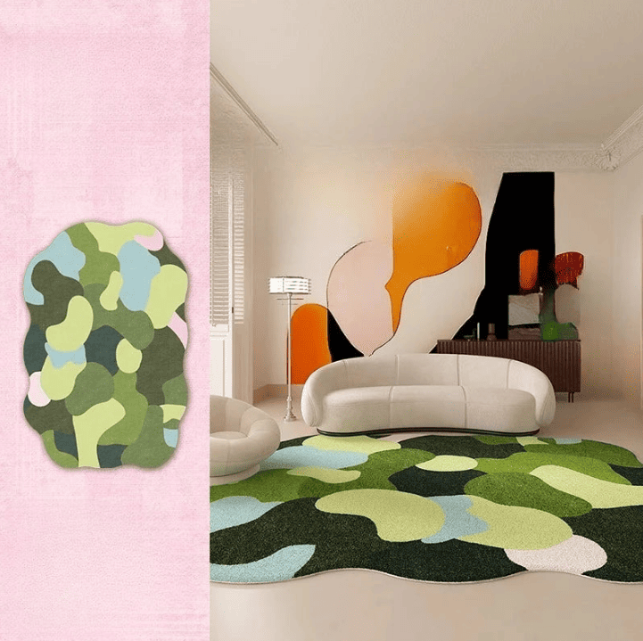 Tapis salon forme originale