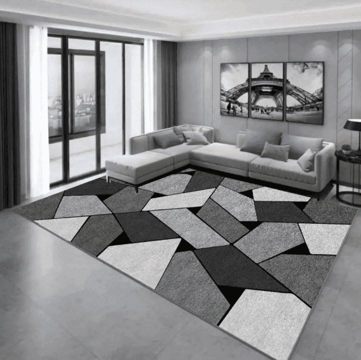Tapis salon geometrique