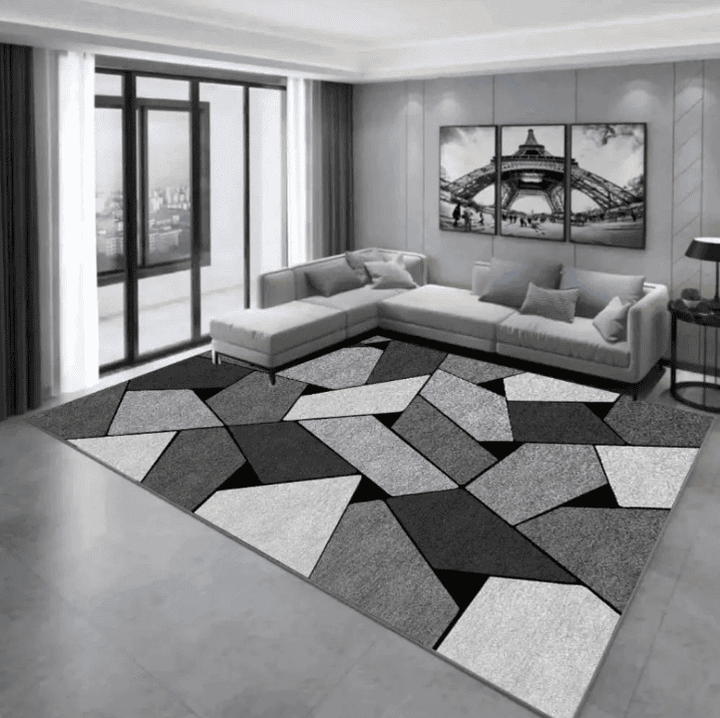 Tapis salon geometrique