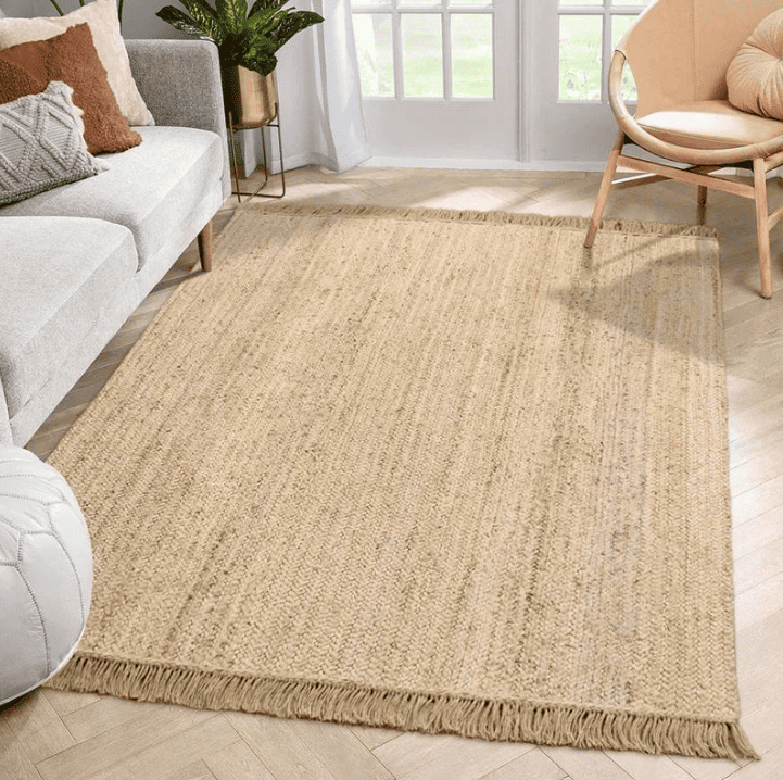 Tapis salon jute rectangulaire