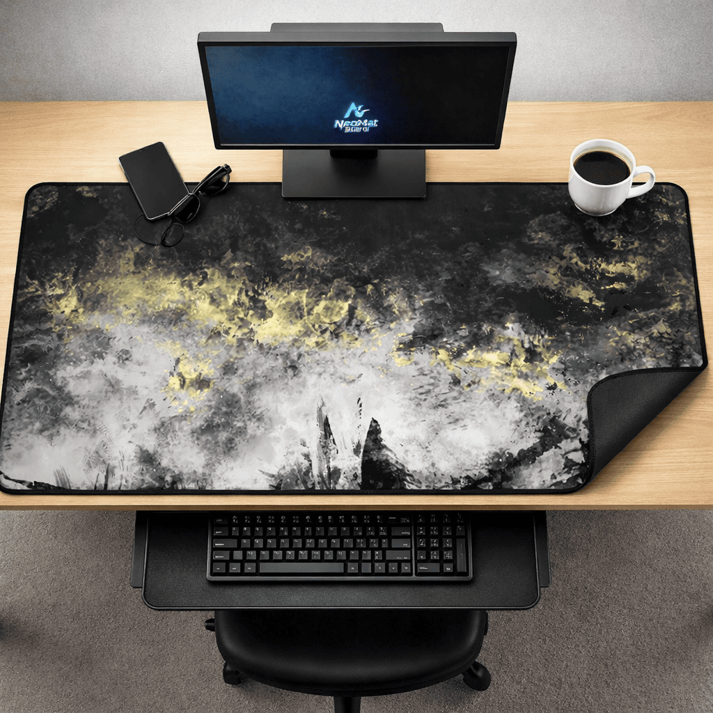 tapis de souris xxl 140x60 cm bureau clavier souris
