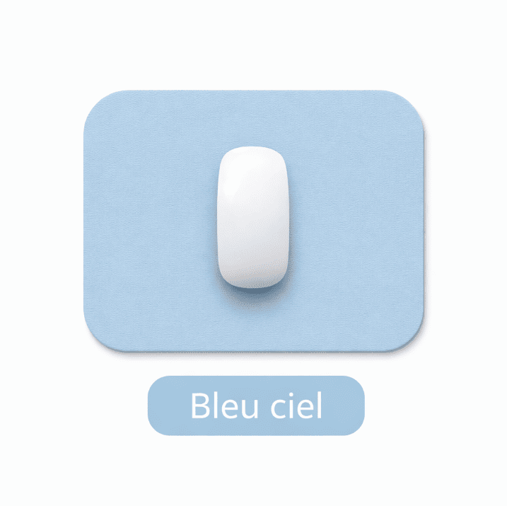 tapis de souris petit bleu ciel design bureau
