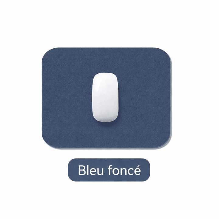 tapis de souris petit bleu foncé surface fluide