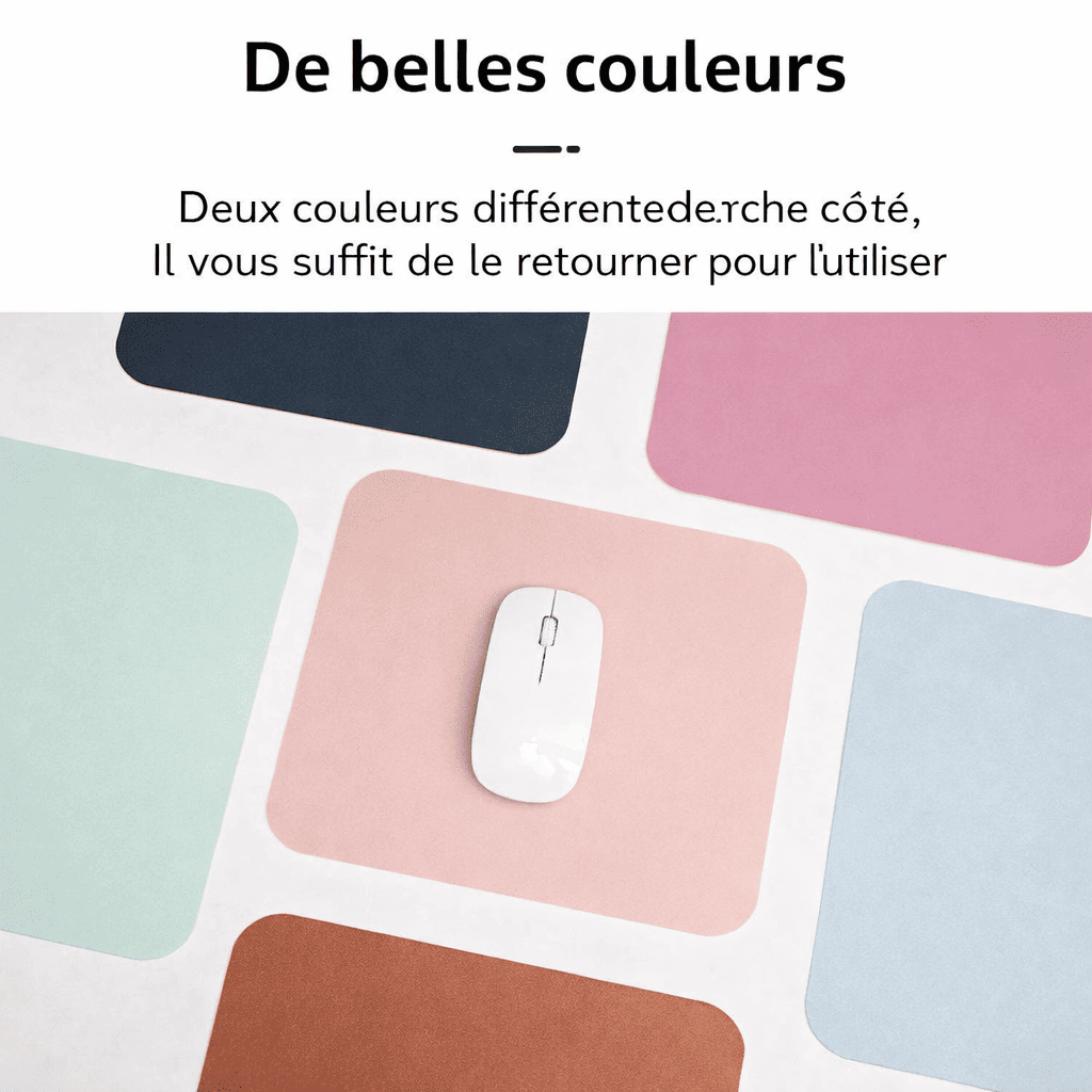 collection tapis de souris petit différentes couleurs