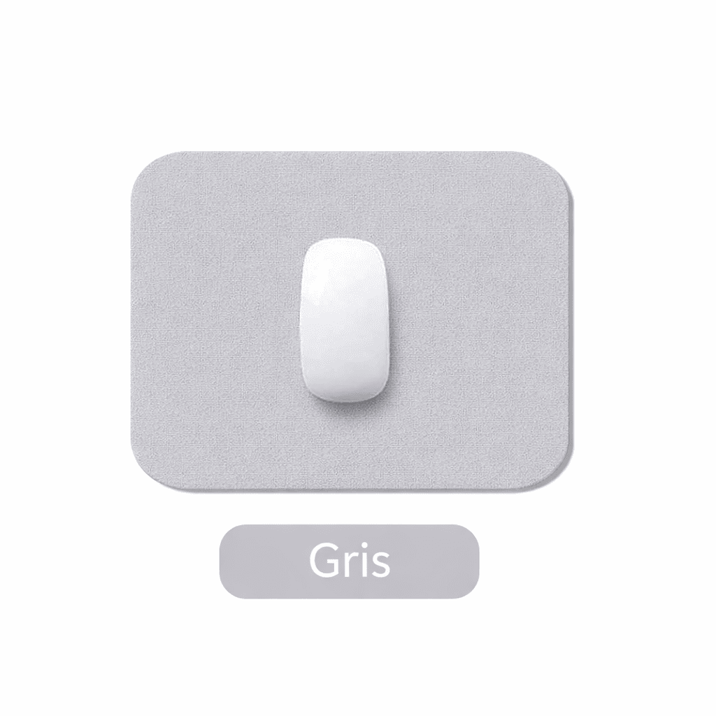 tapis de souris petit gris design bureau minimaliste
