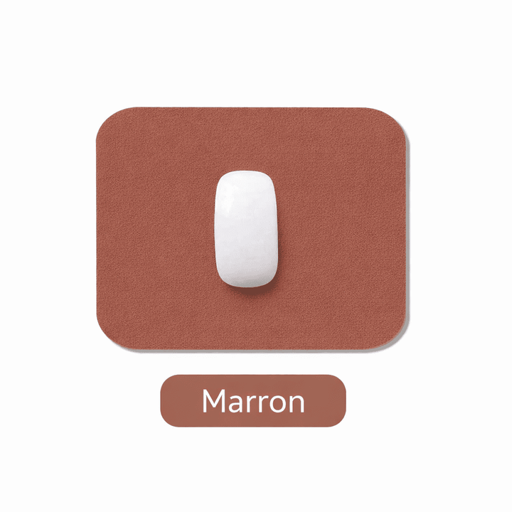tapis de souris petit marron design bureau