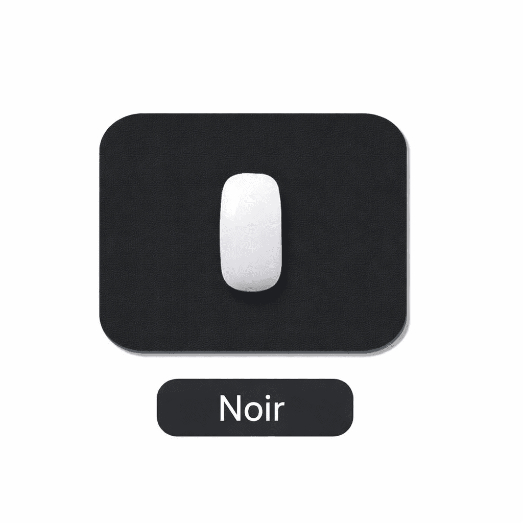 tapis de souris petit noir design bureau moderne