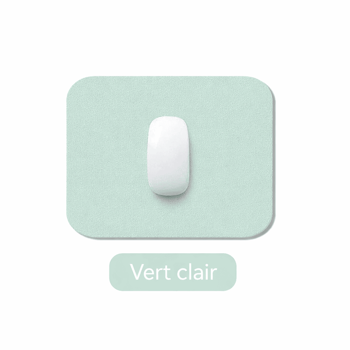 tapis de souris petit vert clair design minimaliste