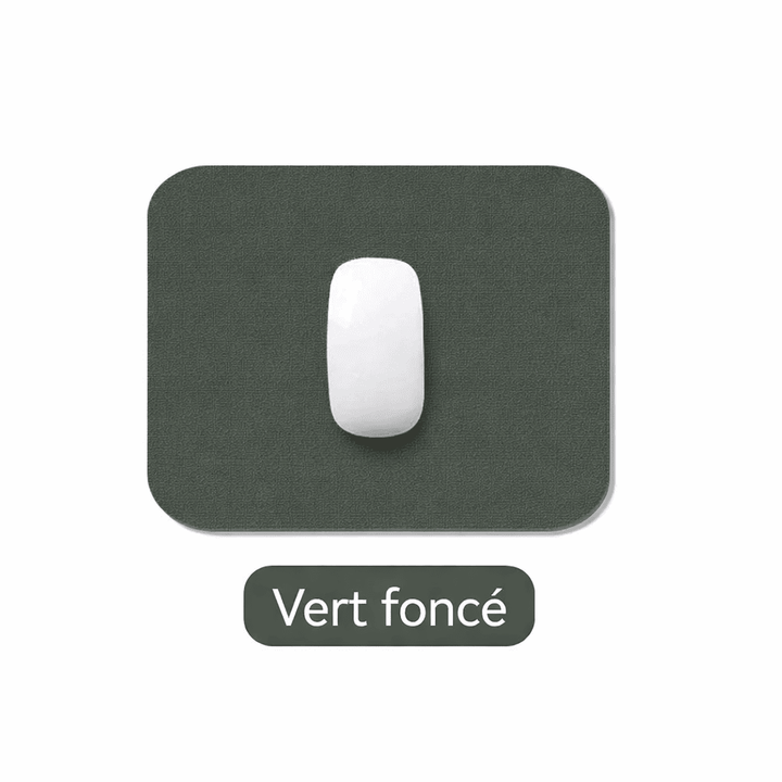 tapis de souris petit vert foncé design bureau