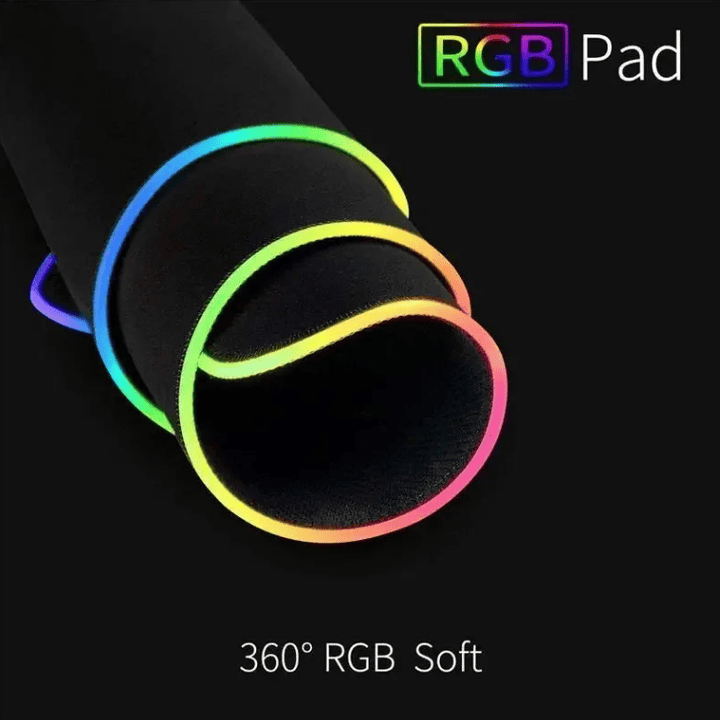 éclairage LED RGB périphérique du tapis de souris gamer XXL