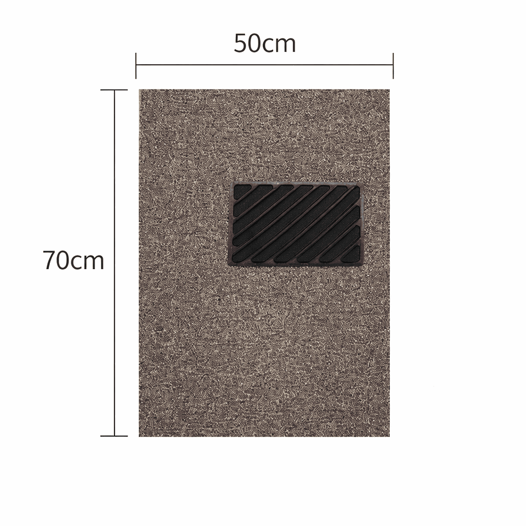 tapis voiture universel beige 50x70 cm antidérapant protection sol voiture adaptable toutes voitures