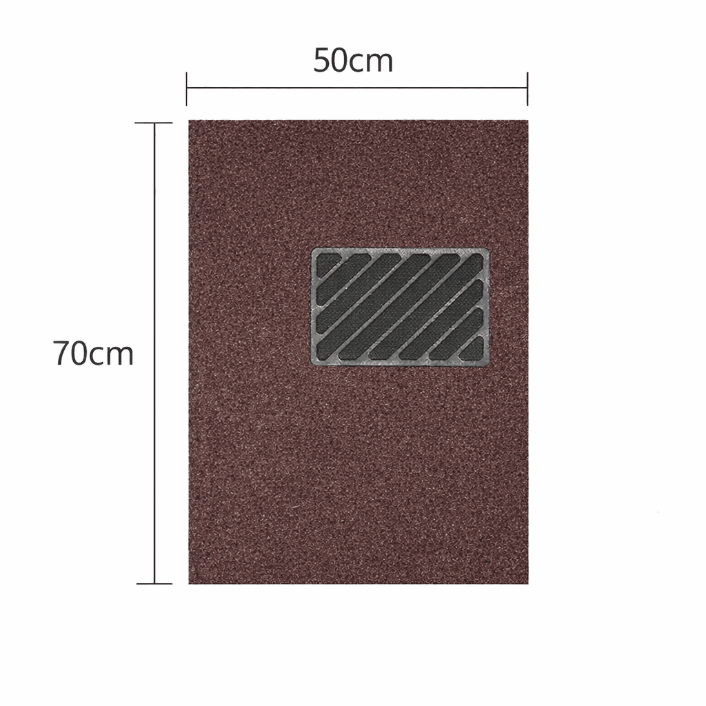 tapis voiture universel marron 50x70 cm antidérapant adaptable toutes voitures tapis sol voiture durable