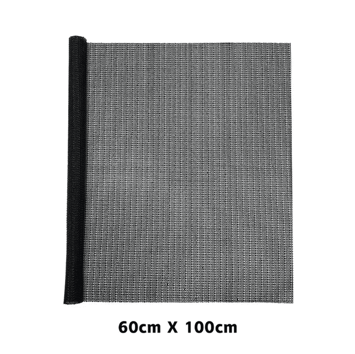 tapis voiture plastique noir antidérapant format 60x100 cm pour coffre voiture